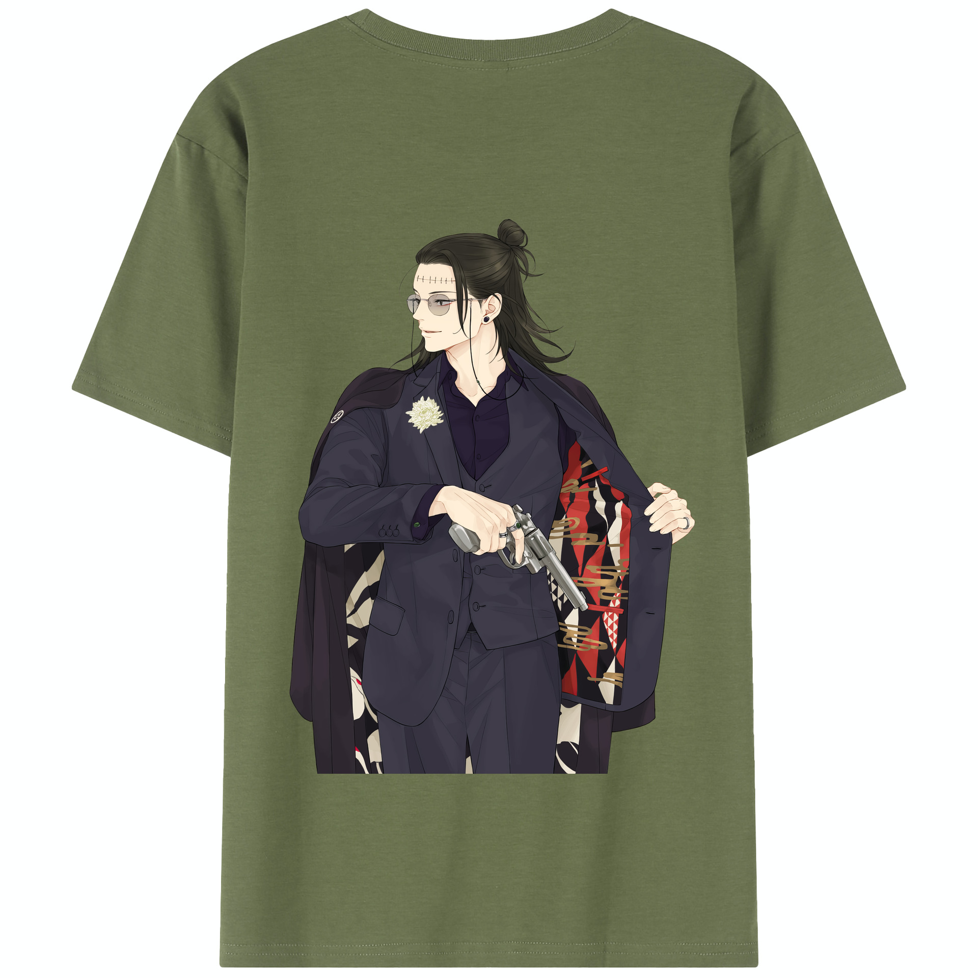 （画像用） 呪術廻戦 Jujutsu Kaisen 綿100％半袖Tシャツ（背面プリント）